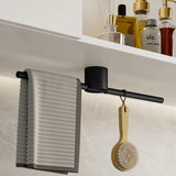 Space-Saving Wall-Mounted Towel Rack