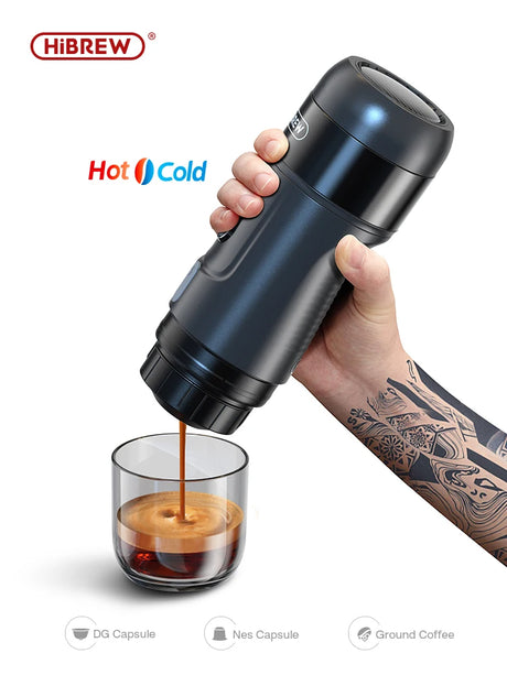 HiBREW Portable Coffee Machine, DC12V Expresso Coffee Maker