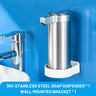 Automatic Liquid Soap Dispensers - 304 Stainless Steel Touchless Induction Sensor