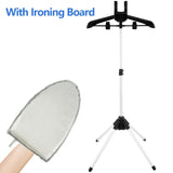 Steamer Stand with Hand-held Ironing Board 84-160cm