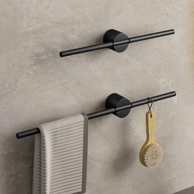 Space-Saving Wall-Mounted Towel Rack