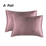 Solid Color Soft Pillowcase Cover - Bedding Pillow Cover