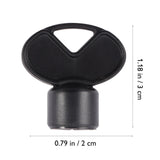 2 Pcs Toilet Roll Carton Key Commercial Paper Towel Dispenser Toilet Paper Holder Roller Box Lock Key 3.00X2.00X0.80cm