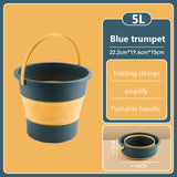 Portable folding bucket - 5/10L Portable Folding Bucket for Washing Outdoor