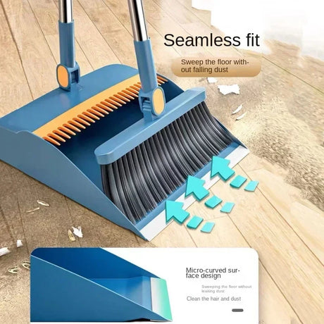 Folding dustpan set - New Broom Folding Dustpan Set