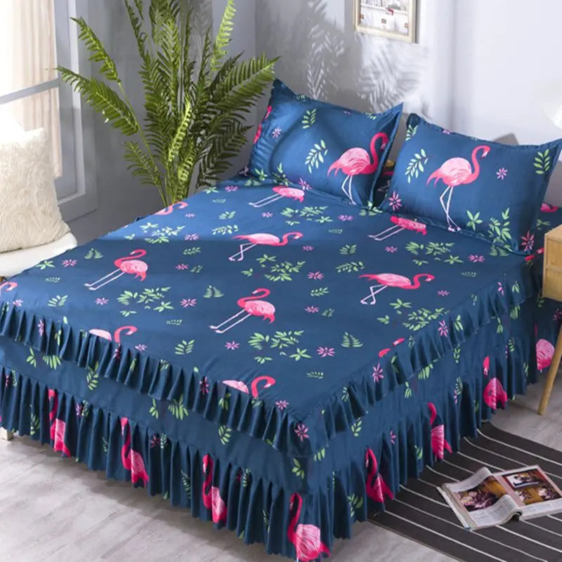 Cotton bedspread - Bedding Set Home Textile Cotton Bedspread Elastic Fitted Mattress Cover