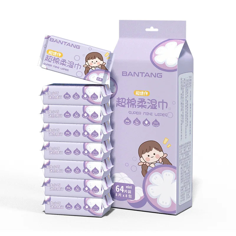 Baby wipes - 64 slices Wet Wipes Soft Moisturizing Baby Wipes