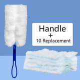 Replacement Heads for Duster - 10pcs Replacement Heads Disposable Duster