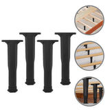 4 Pcs Bed Frame Support - Legs Adjustable Replacement Center for Base Frames