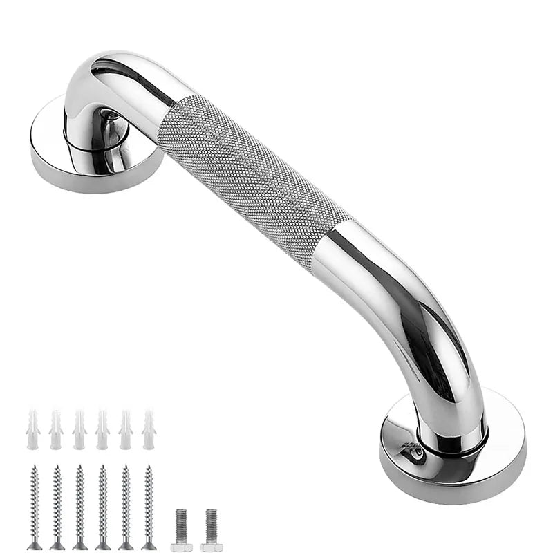 Bathroom Handrail Grab Bar - Stainless Steel Anti Slip Shower Safety Support Handle Towel Rack