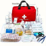 Multi-purpose small/large First Aid Kit: Portable First Aid Kit, including emergency supplies