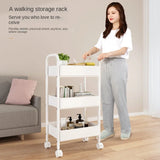 Trolley Rack Multi-Layer Mobile Multi-Functional Storage Rack