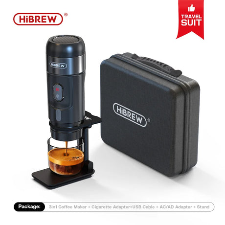 HiBREW Portable Coffee Machine, DC12V Expresso Coffee Maker