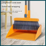 Broom dustpan set - Household Brushs Magic Folding Non Stick Hair Sweeping Tool