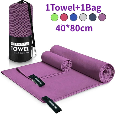 1 PC Sports Microfiber Quick Dry Pocket Towel