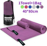 1 PC Sports Microfiber Quick Dry Pocket Towel