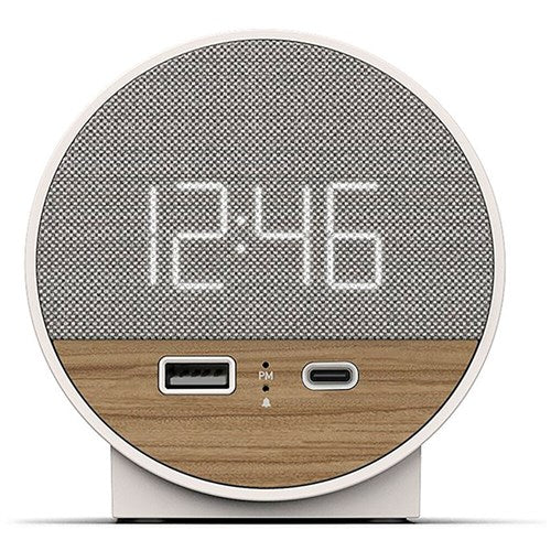 Designer USB/USB-C Charging Alarm Clock