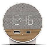 Designer USB/USB-C Charging Alarm Clock