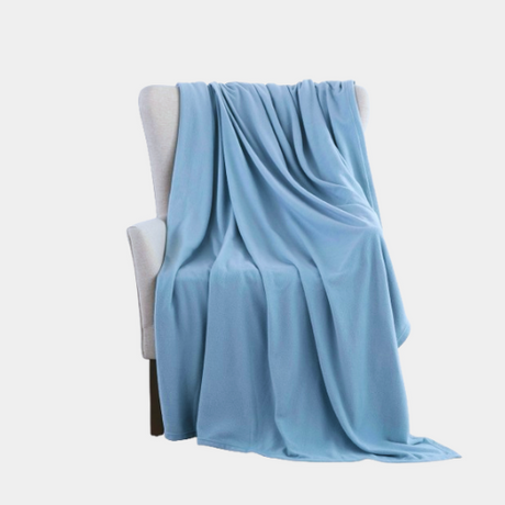 Fleece Blanket - Sky Blue, Full XL 80" x 90"