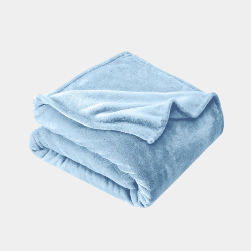 Fleece Blanket - Sky Blue, Full XL 80" x 90"